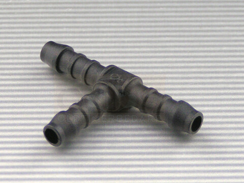 Schlauchverbinder T-Stück 8 mm POM Kunststoff, 0,89 €