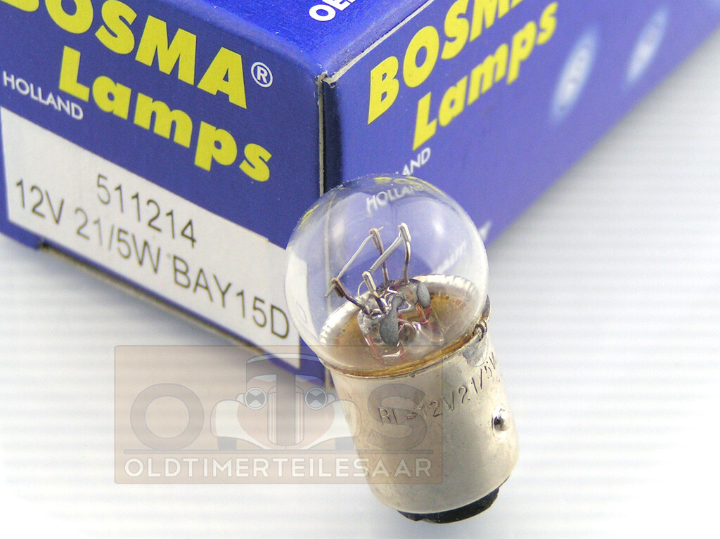 BA15D Lampe Stop 25x47 12v 21/5w 2 filaments